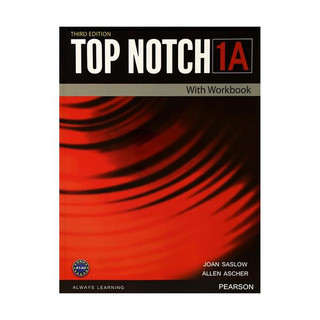 Top Notch 1A 3rd ویرایش سوم رحلی بزرگ چاپ رنگی باکیفیت به همراه کتاب دانش آموز و کتاب کار