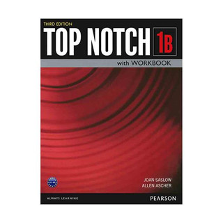 Top Notch 1B 3rd ویرایش سوم رحلی بزرگ چاپ رنگی باکیفیت به همراه کتاب دانش آموز و کتاب کار