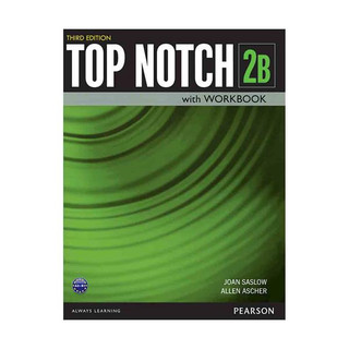 Top Notch 2B 3rd ویرایش سوم رحلی بزرگ چاپ رنگی باکیفیت به همراه کتاب دانش آموز و کتاب کار