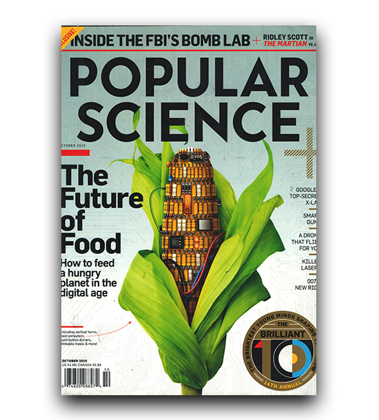 popular science the future of food مجله انگلیسی چاپ اصل کاغذ گلاسه روغنی
