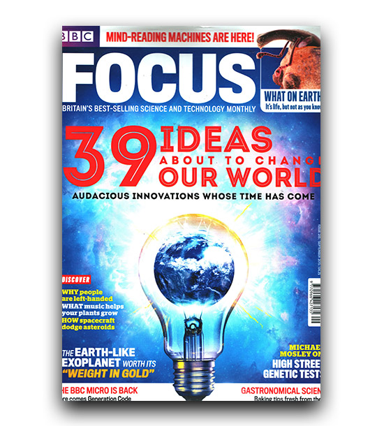 focus 39 ideas about to change our world مجله انگلیسی چاپ اصل کاغذ گلاسه روغنی