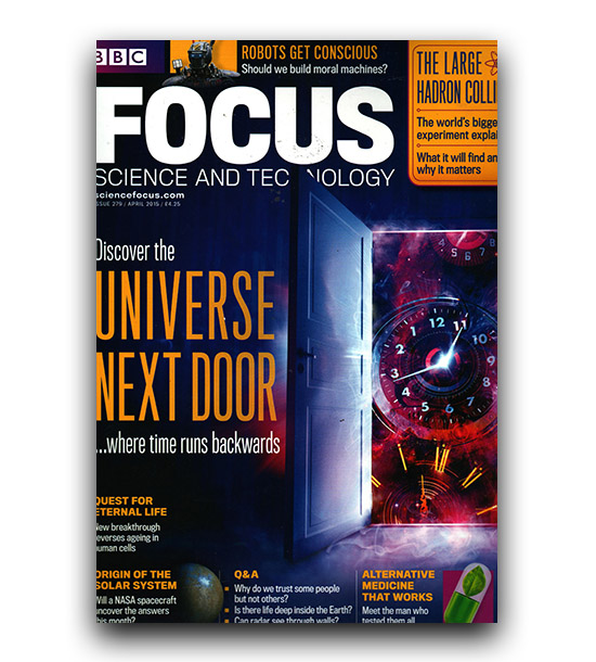 مجله انگلیسی Focus Universe Next Door با کاغذ گلاسه روغنی
