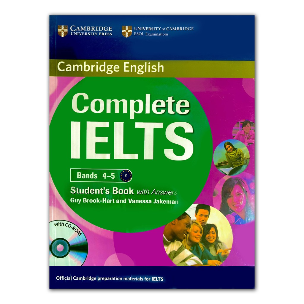 کتاب COMPLETE IELTS B1 4-5 رحلی بزرگ چاپ رنگی باکیفیت به همراه کتاب دانش آموز و کتاب کار