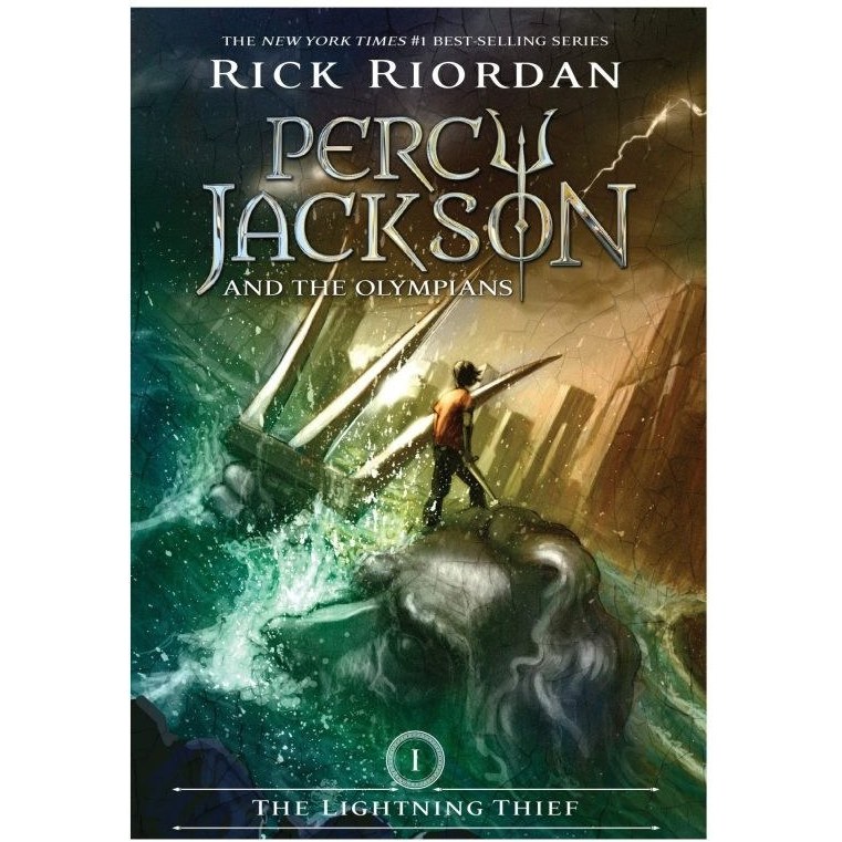 کتاب Percy Jackson and the Olympians 1 - The Lightning Thief رمان ژانر فانتزی انتشارات جنگل