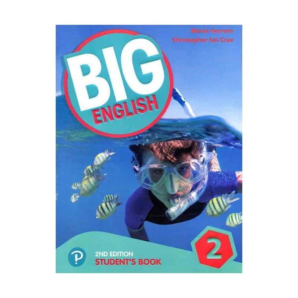 Big English 2 2nd ویرایش دوم رحلی بزرگ چاپ رنگی باکیفیت به همراه کتاب دانش آموز و کتاب کار